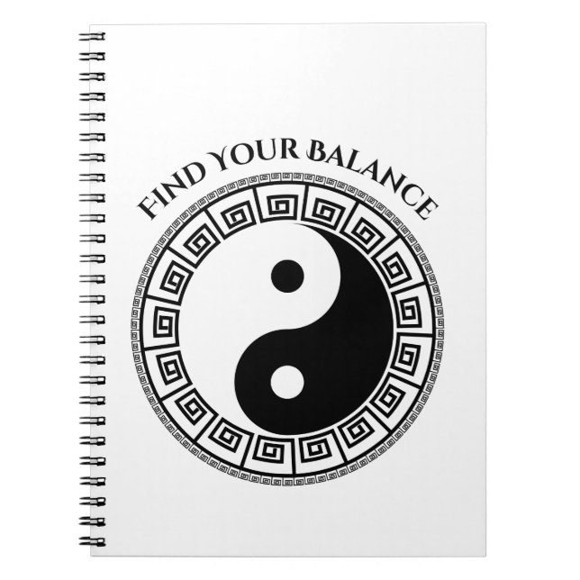 Find Your Balance Notebook (Front)