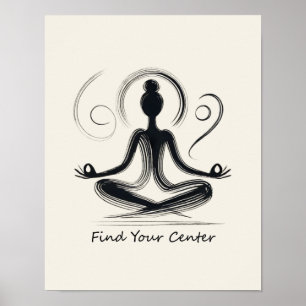 Find Your Center Poster