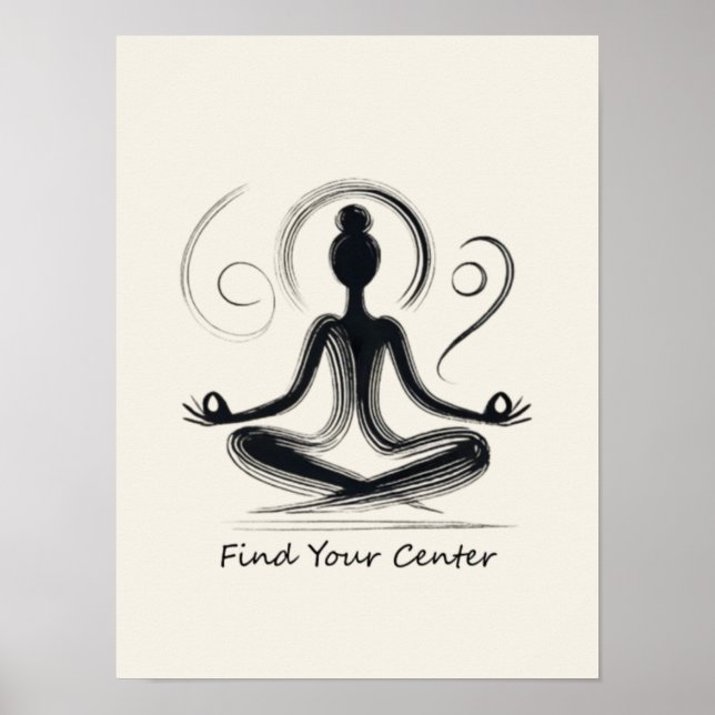 Find Your Centre Poster (Front)