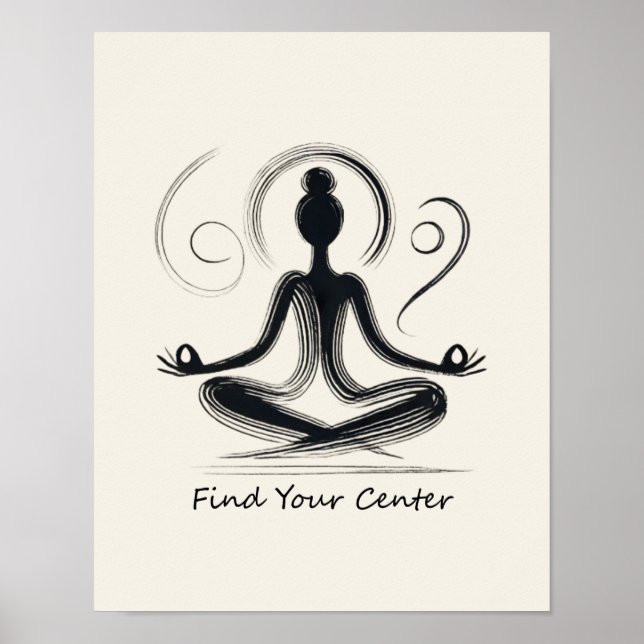 Find Your Centre Poster (Front)