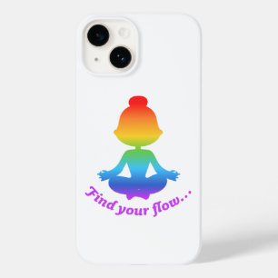 Find Your Flow Phone Case (Rainbow)