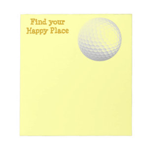 Find your happy place notepad