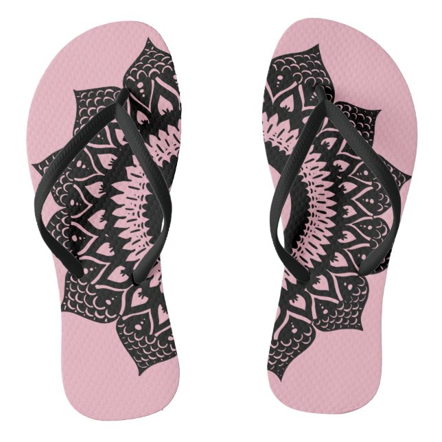 Find your inner peace | Mandala Design Thongs (Footbed)