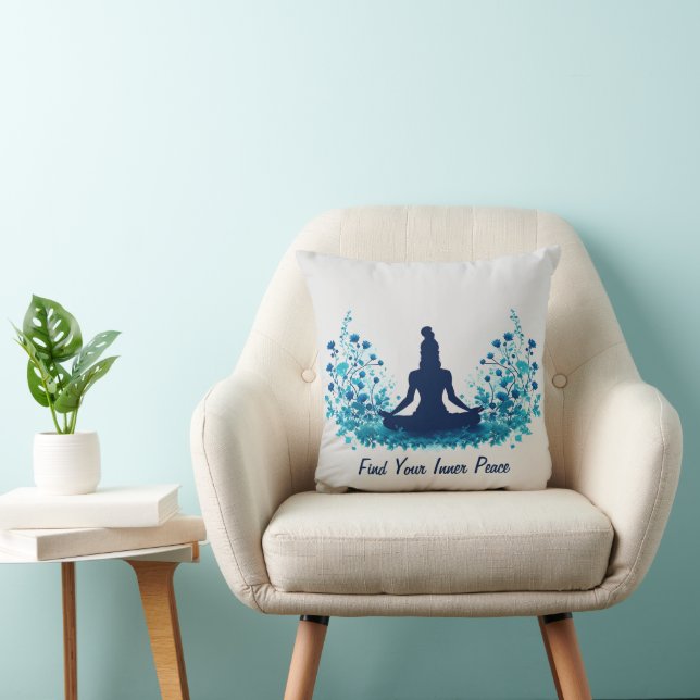 Find Your Inner Peace Meditation Pillow (Chair)