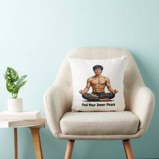 Find Your Inner Peace Throw Pillow