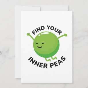 Find Your Inner Peas Thank You Card