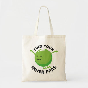 Find Your Inner Peas Tote Bag