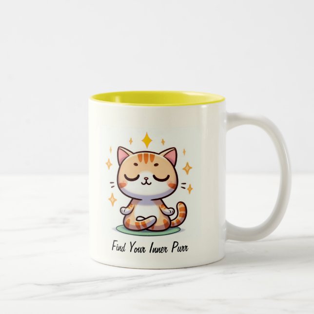 Find Your Inner Purr Two-Tone Coffee Mug (Right)