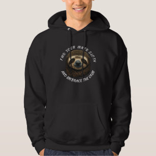 Find your inner sloth and embrace the calm cute sl hoodie