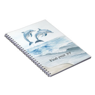 Find Your Joy Dolphins Notebook