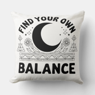 Find Your Own Balance Bandanna Cushion