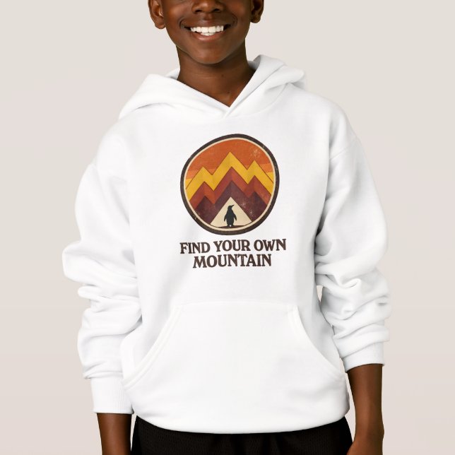 Find Your Own  Mountain– Inspirational Penguin  (Front)