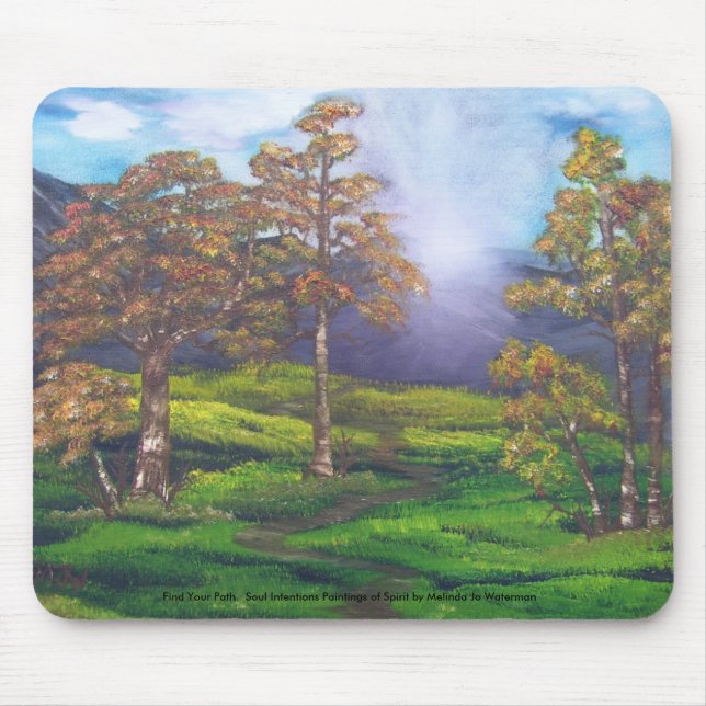 Find Your Path Mouse Pad (Front)