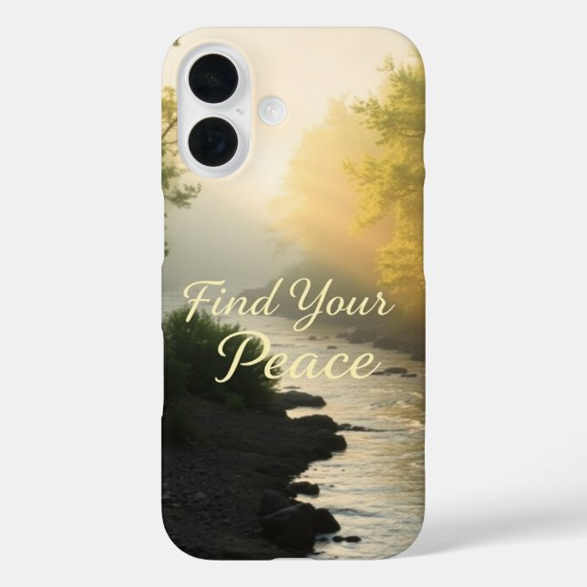 Find Your Peace Case-Mate iPhone Case (Back)