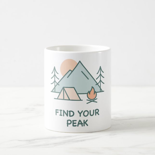 Find Your Peak Coffee Mug (Center)