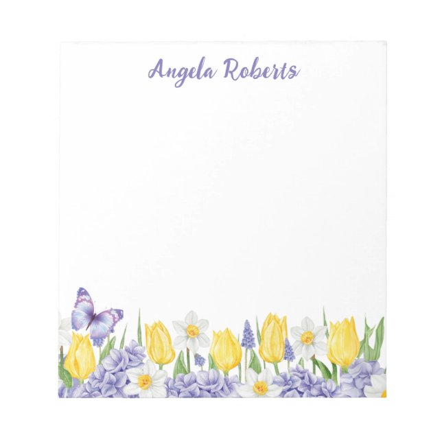 Find your Perfect Bloom Notepad (Front)