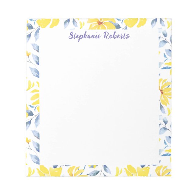 Find your Perfect Bloom Notepad (Front)