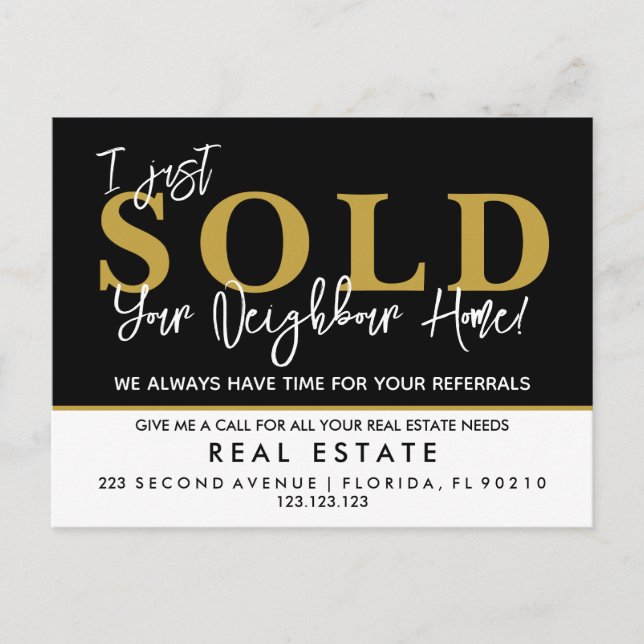 Find Your Place | Real Estate Announcement  (Front)