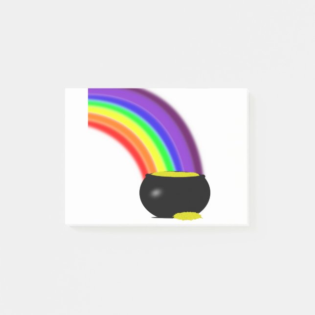 Find Your Pot Of Gold Post-it Notes (Front)