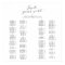Find Your Seat Alphabetical Wedding Seating Chart