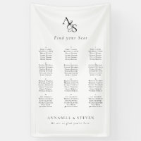 Find Your Seat! Monogram Wedding