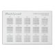 Find your seat simple script wedding seating chart