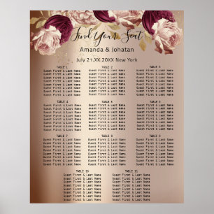 Find Your Seating Chart Wedding Event Rose 11