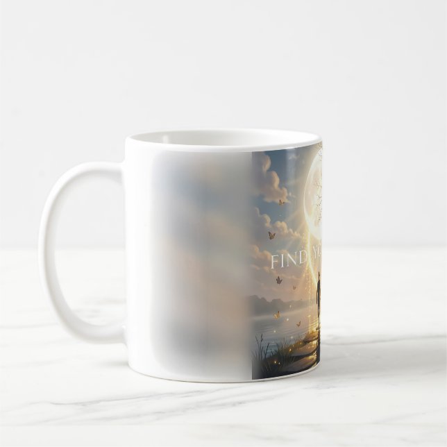 Find Your Way Celestial Path Poster Coffee Mug (Left)