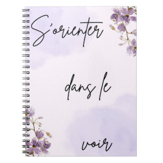 Find your way in the dark spiral notebook