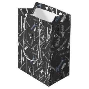 Find your zippers.bx4 Grey BG Medium Gift Bag