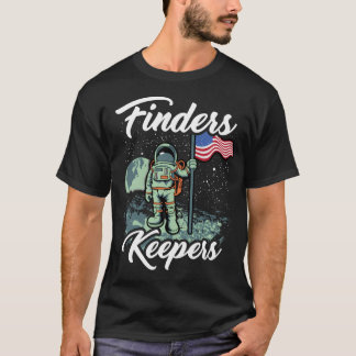 Finders Keepers Astronaut Moon Landing T-Shirt