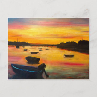 Findhorn Sunset Postcard
