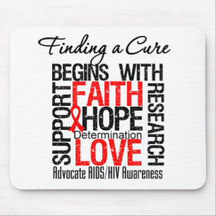 Finding a Cure For AIDS HIV Mouse Pad