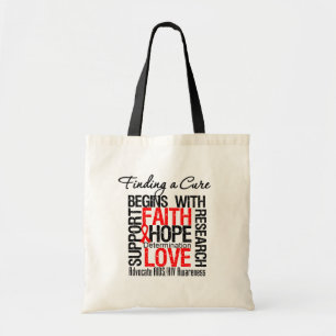 Finding a Cure For AIDS HIV Tote Bag