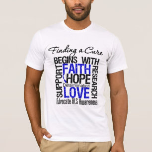 Finding a Cure For ALS Awareness v1 T-Shirt