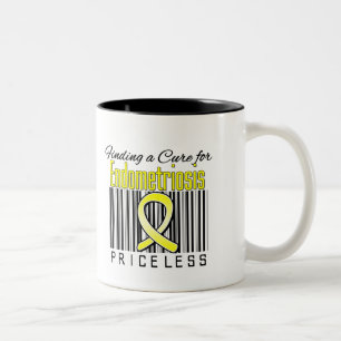 Finding a Cure For Endometriosis PRICELESS Two-Tone Coffee Mug