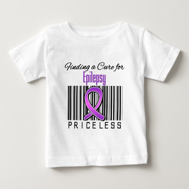 Finding a Cure For Epilepsy PRICELESS Baby T-Shirt (Front)