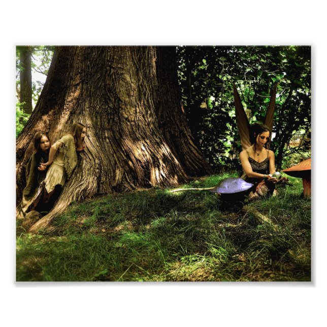 Finding a Fairy Photo Print (Front)
