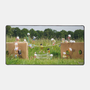 Finding Fubby Poppies Balancing Desk Mat