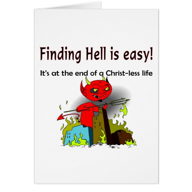 Finding Hell is easy (Front)