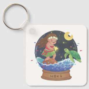 Finding Hoku: the Star Illustration Key Ring