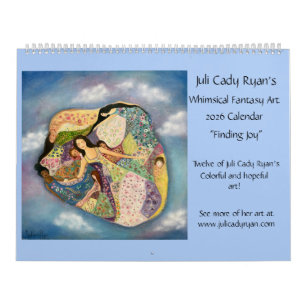 Finding Joy Whimsical Art 2025 Calendar