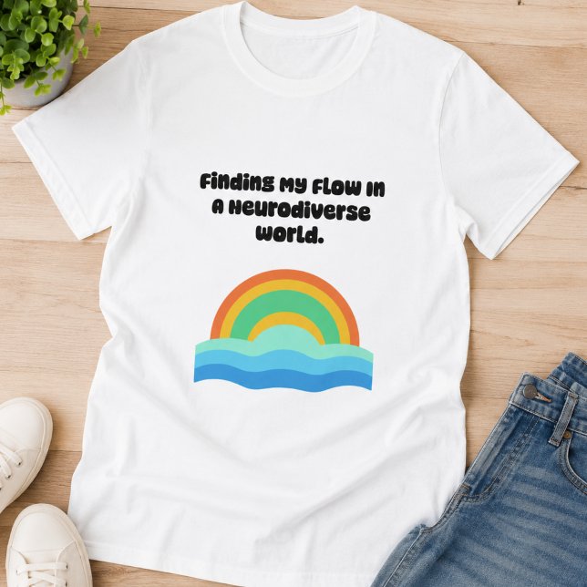 Finding My Flow Neurodiverse World Alignment T-Shirt (Creator Uploaded)
