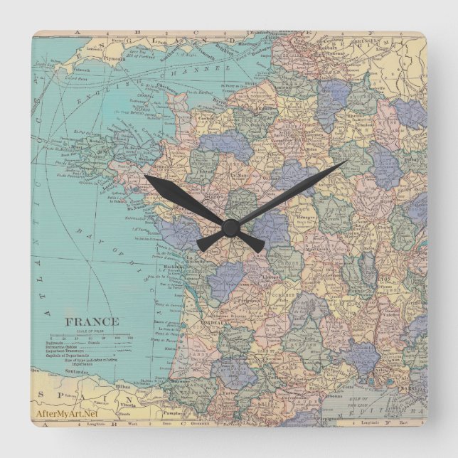 Finding Paris Together Clock (Front)