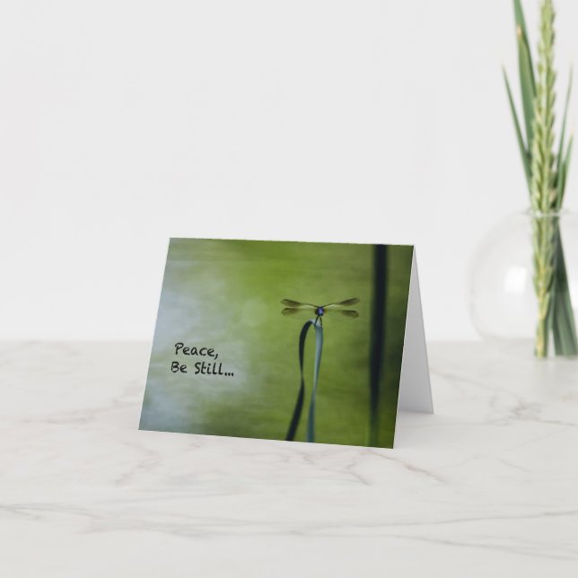 Finding Peace & Being Still -- Note Card (Front)