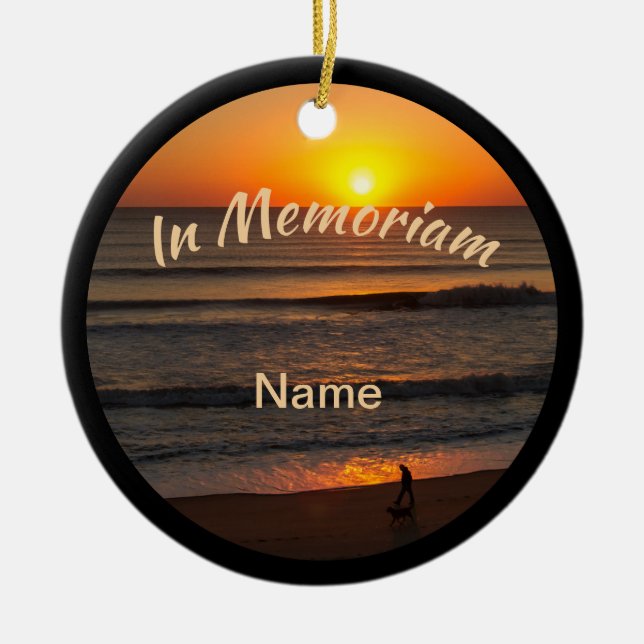 Finding Peace  Ceramic Ornament (Front)