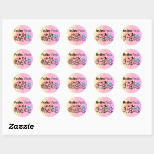 Finding Peace Classic Round Sticker