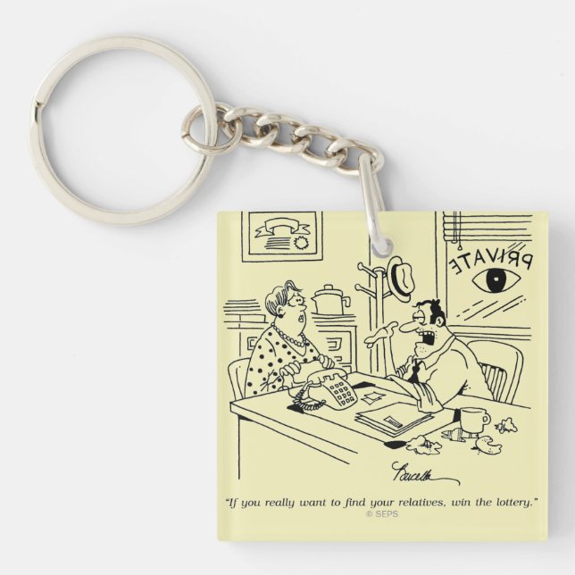 Finding Relatives Key Ring (Front)