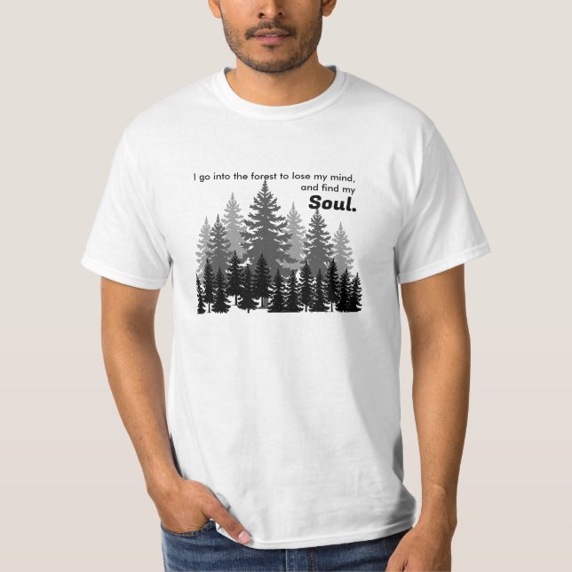 finding soul in mountains T-Shirt (Front)