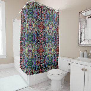 Finding the Colours Pattern Shower Curtain